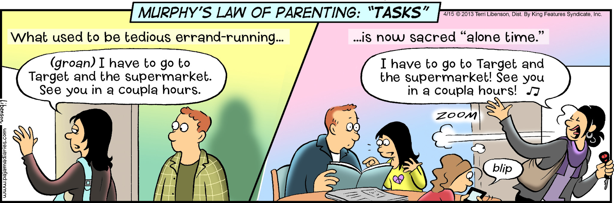 Today's The Pajama Diaries is missing.